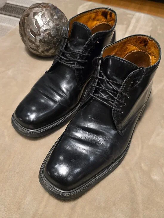 Cole HAAN city black leather boots, ankle nen's size 10 - Picture 2 of 8